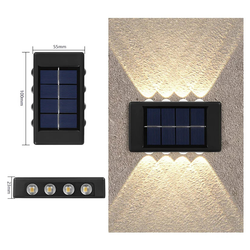 Lámpara Led Solar - Para exteriores