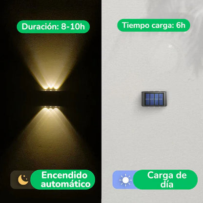 Lámpara Led Solar - Para exteriores