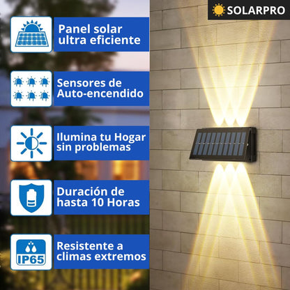 Lámpara Led Solar - Para exteriores